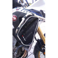Bags for  Honda CRF 1000L Africa Twin equipped Touratech crash bars - WHITE edging