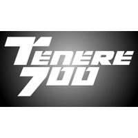 Tenere 700 logo sticker - white version