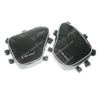 Bags for Honda CRF 1000L Africa Twin equipped SW Motech crash bars - WHITE edg...