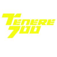Tenere 700 logo sticker - yellow/green version