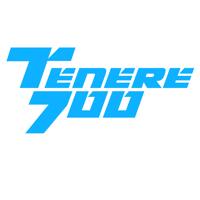 Tenere 700 logo sticker - Rallye Edition blue version