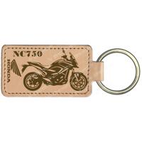 Keychain, genuine leather - Honda NC750