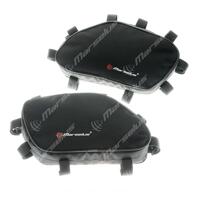 Bags for V-Strom 1000 (2014–2019) equipped Givi/Kappa crash bars - BLACK edgin...