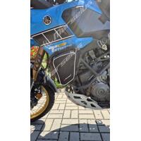 Brašny do originálních padacích rámů - Yamaha 700 Ténére Rally - bílý lem...