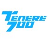 Tenere 700 logo sticker - Rallye Edition blue version