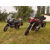 Sada univerzálních bočních ALU kufrů Marselus PRAKTIK s výřezem pro BMW GS 1200 ''vzducháč'' (červeno/stříbrné)