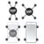 Universal holder for mobile phones + small arm RAM Mounts (RAM-HOL-UN7BU+RAM-B-201-U-A)