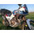 Bags for Honda Africa Twin 1000 equipped original/OEM crash bars - WHITE edging