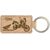 Keychain, genuine leather - Honda Africa Twin